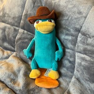 💕 Preloved EUC “Phineas and Ferb” ~ “Perry the Platypus” Plush